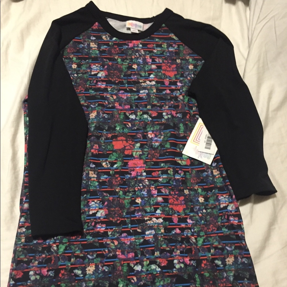 Lularoe Black Floral XS Randy